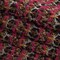 1 Yard Italian Hot Pink, Gray and Mustard Stripes Wool Boucle Sweater Knit 58’’ Width